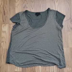 Shirt with gold badazzels